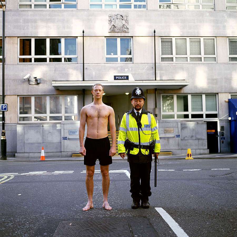 CangXinArt-400-02-Identity-Exchange-Series-London-Policeman-Photography-2006-120x120cm-Cang-Xin